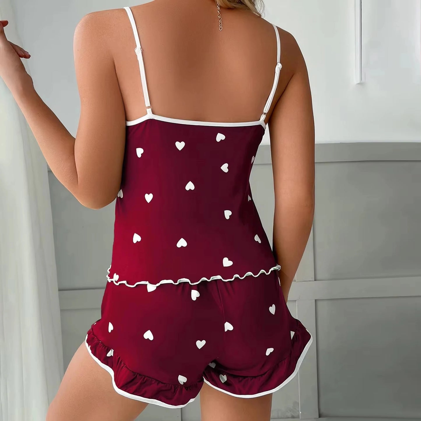 CurvaEase Easy Summer Printed Pajama Set