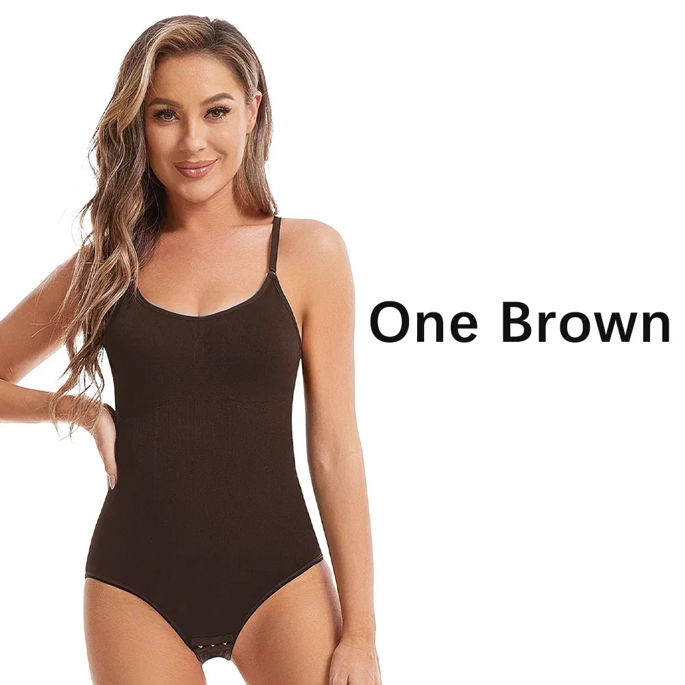 CurvaEase Everyday Open-Crotch Smoothing Bodysuit