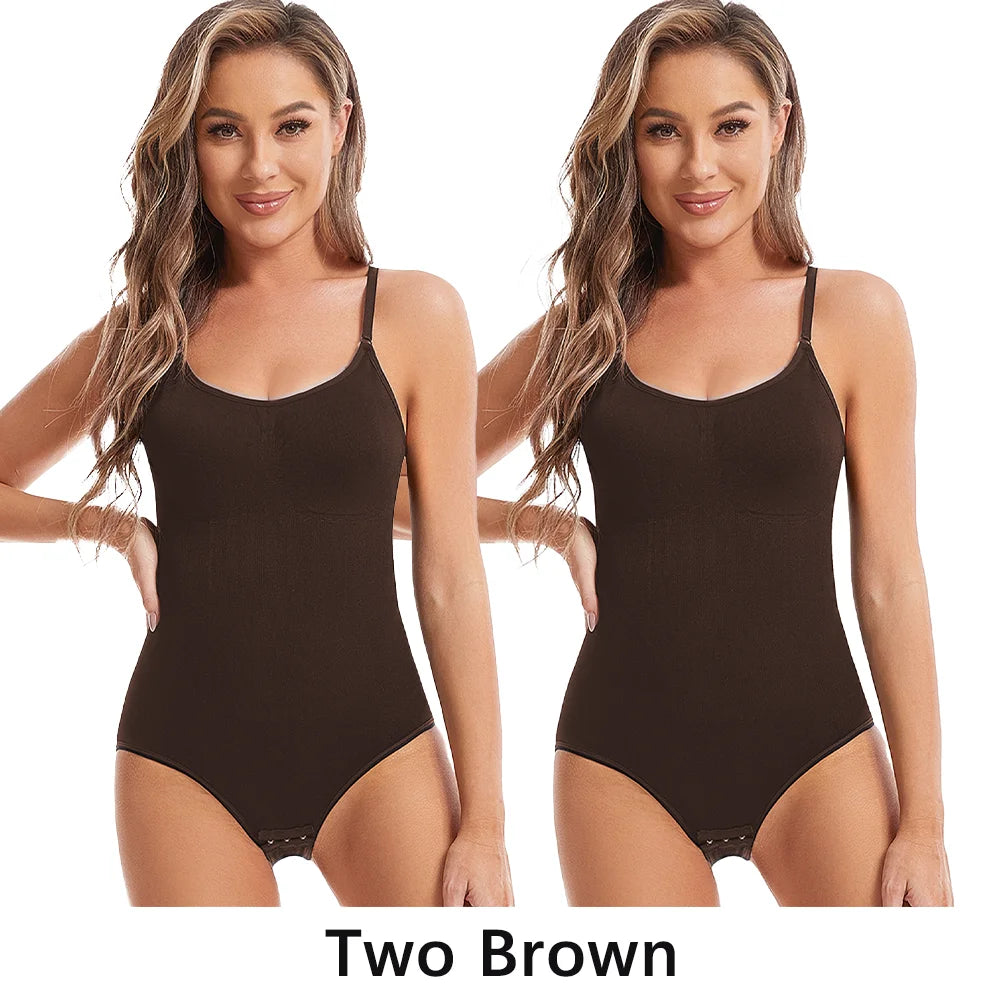 CurvaEase Everyday Open-Crotch Smoothing Bodysuit