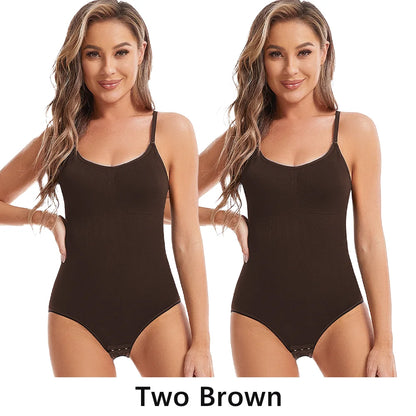 CurvaEase Everyday Open-Crotch Smoothing Bodysuit