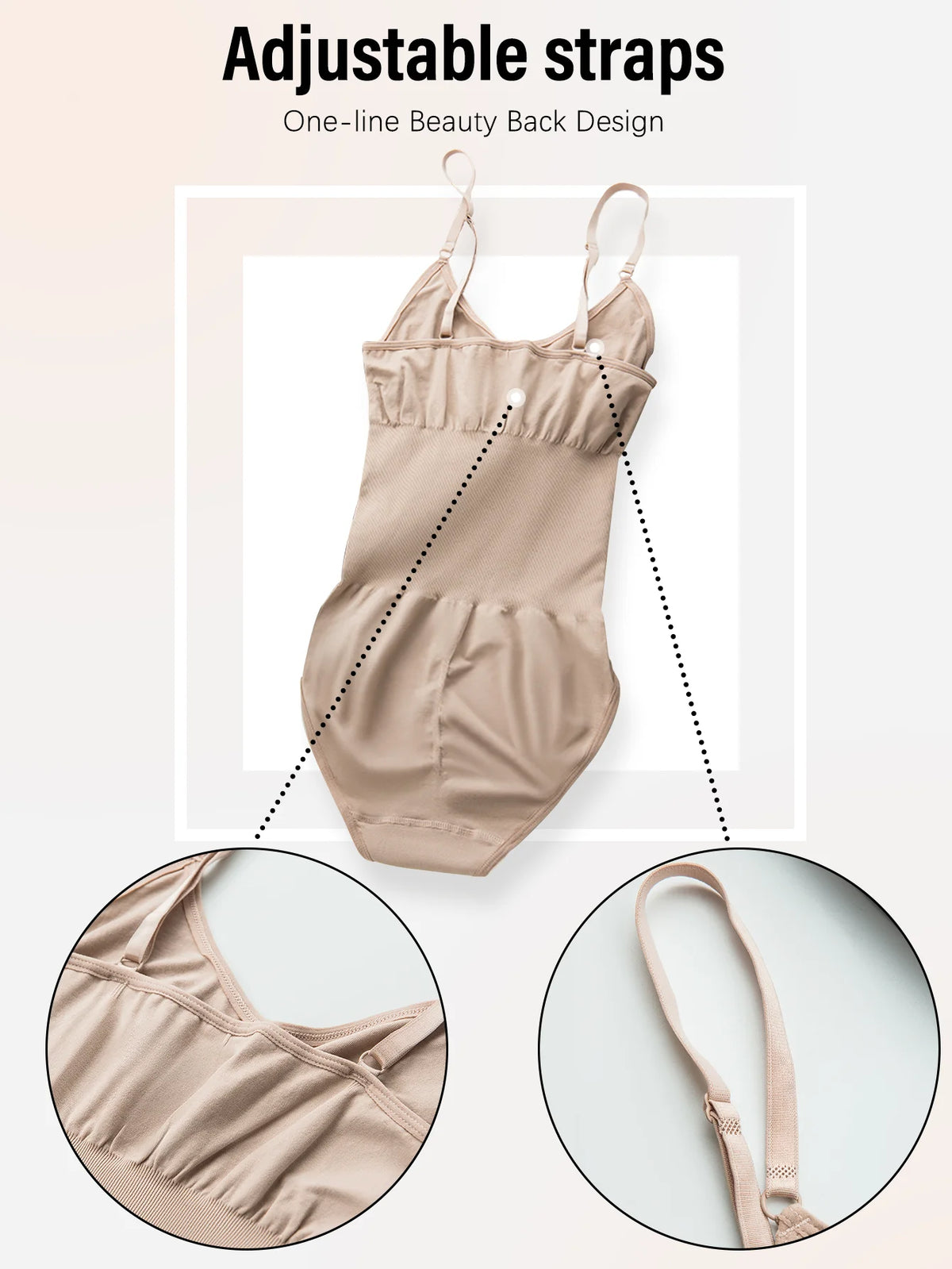 CurvaEase Everyday Open-Crotch Smoothing Bodysuit