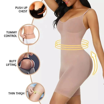 CurvaEase Core-Sculpt Tummy-Control Bodysuit