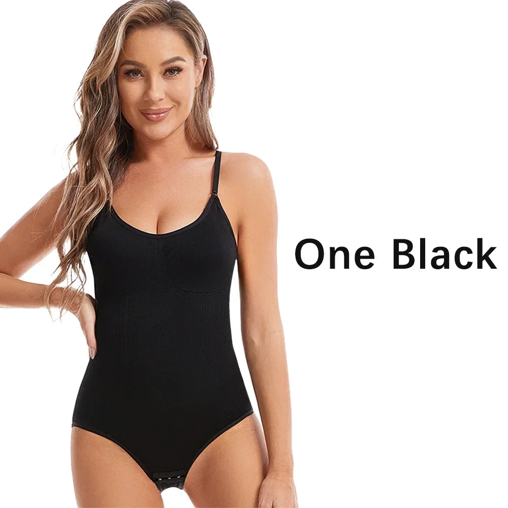 CurvaEase Everyday Open-Crotch Smoothing Bodysuit