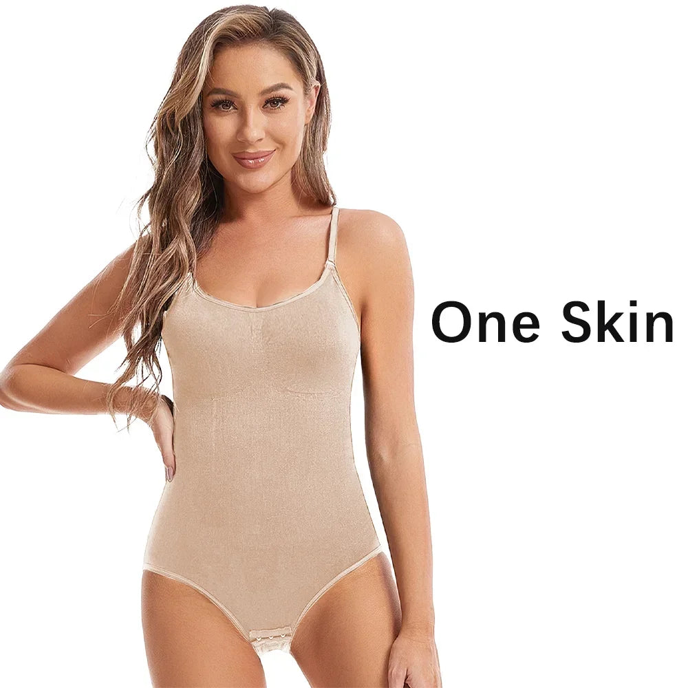 CurvaEase Everyday Open-Crotch Smoothing Bodysuit