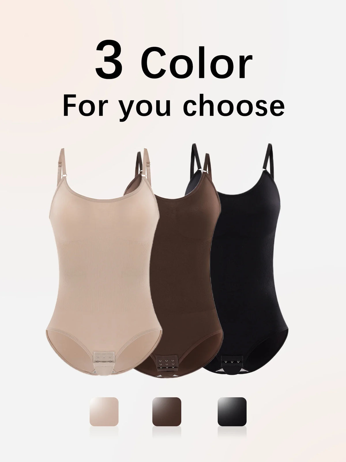 CurvaEase Everyday Open-Crotch Smoothing Bodysuit