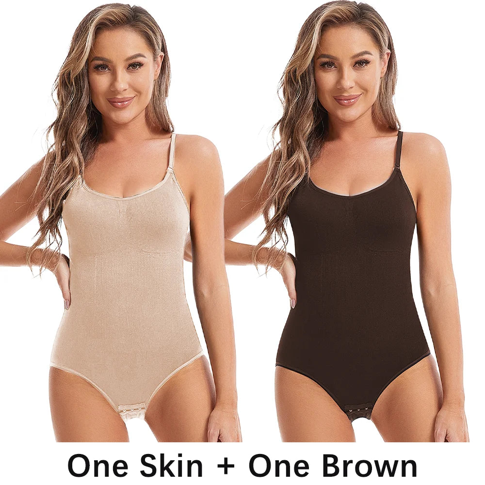 CurvaEase Everyday Open-Crotch Smoothing Bodysuit