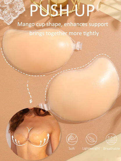 CurvaEase Barely-There Reusable Silicone Nipple Covers