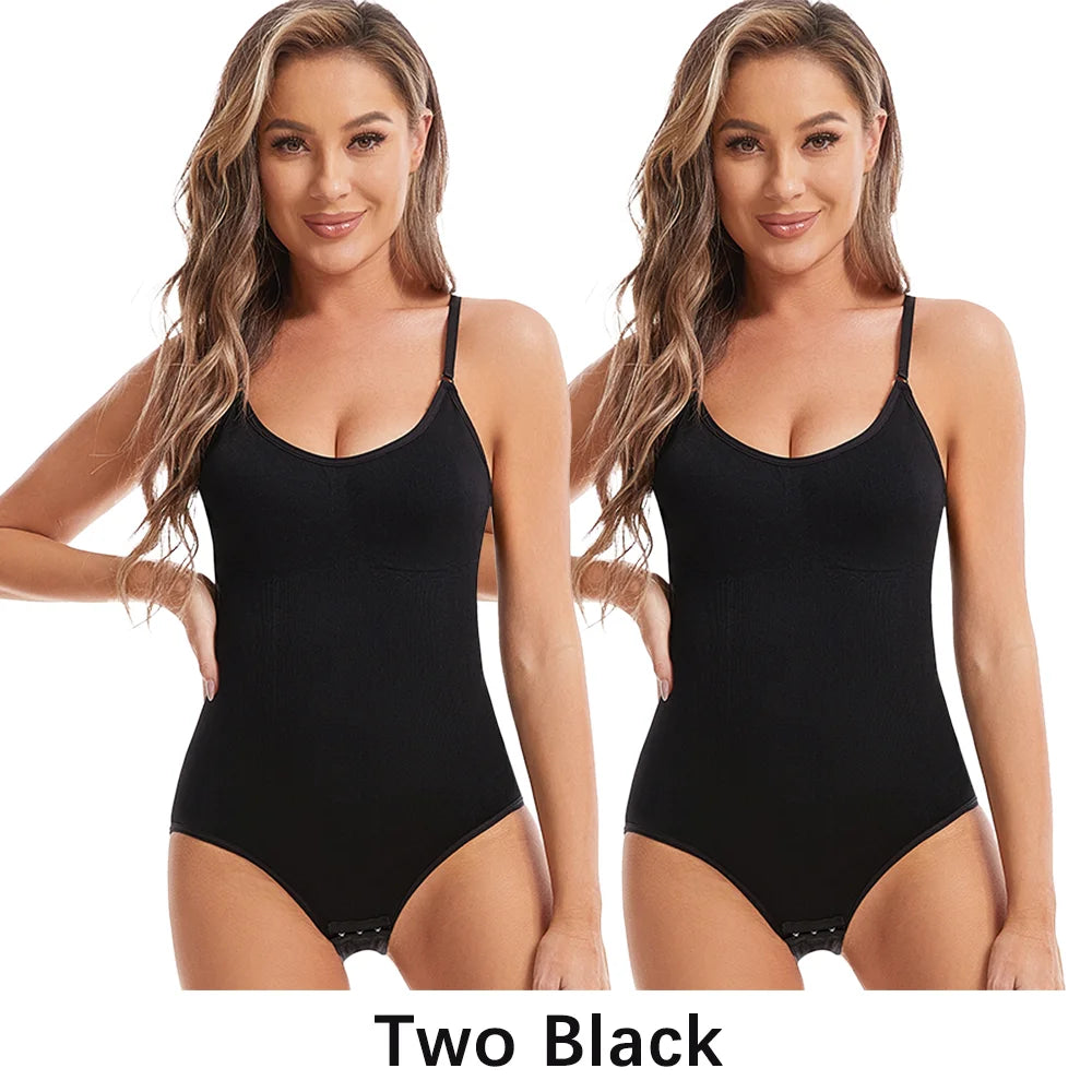 CurvaEase Everyday Open-Crotch Smoothing Bodysuit