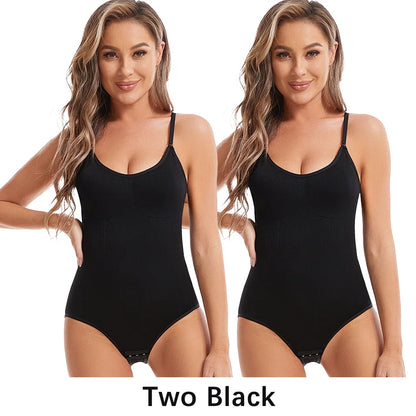 CurvaEase Everyday Open-Crotch Smoothing Bodysuit